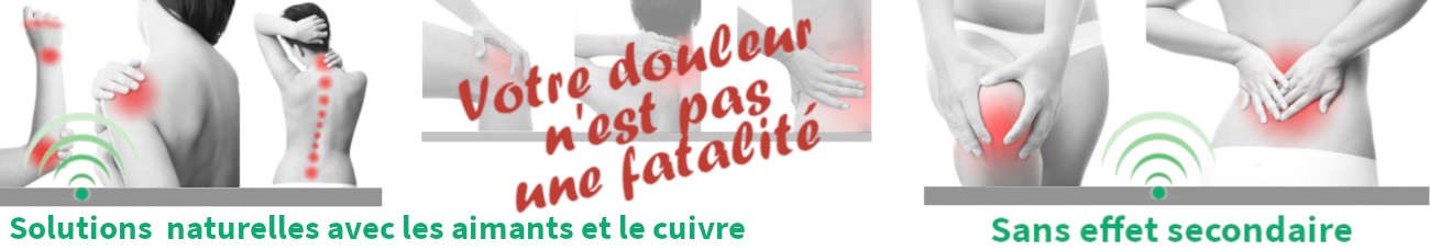 Bracelet magnétique pour soulager les douleurs